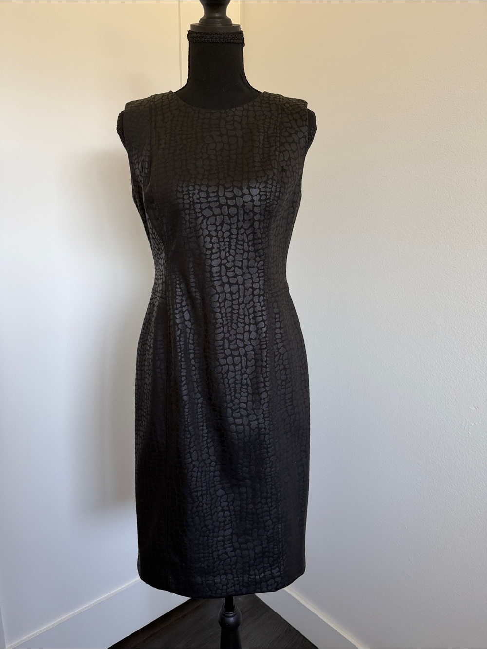 Calvin Klein sheath dress.